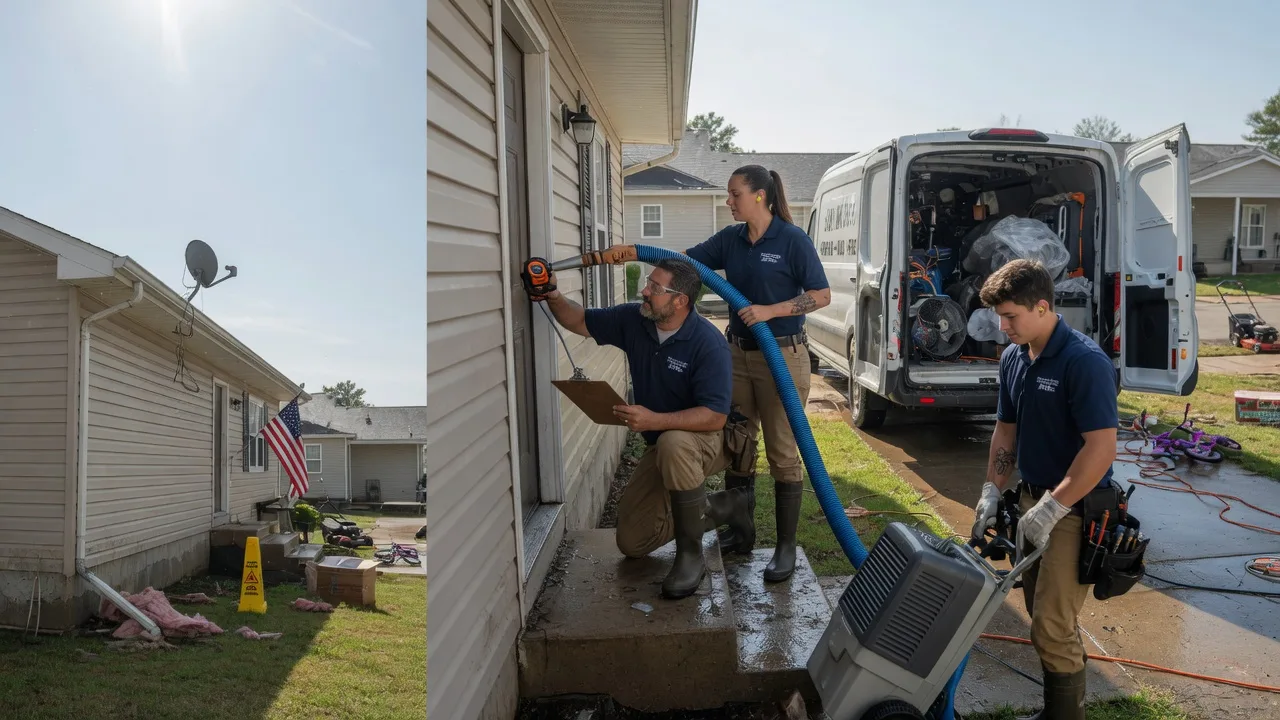 Ceiling Water Damage Restoration in Hermitage, PA near me